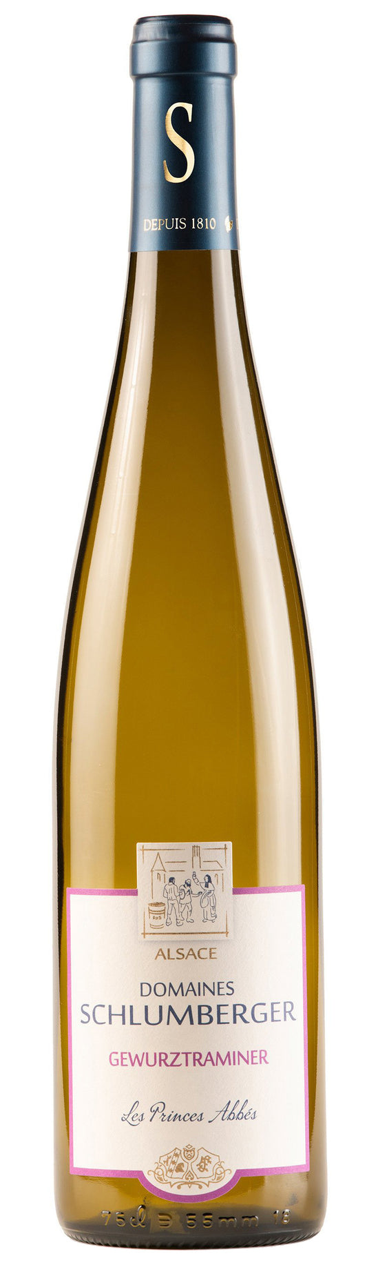 Domaines Schlumberger Les Princes Abbes Gewurztraminer 2020  Front Bottle Shot
