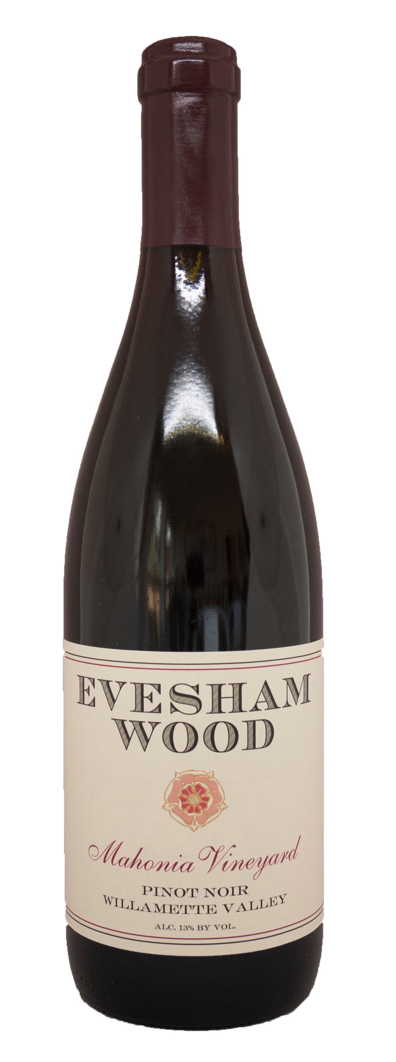Evesham Wood Mahonia Vineyard Pinot Noir 2021  Front Bottle Shot