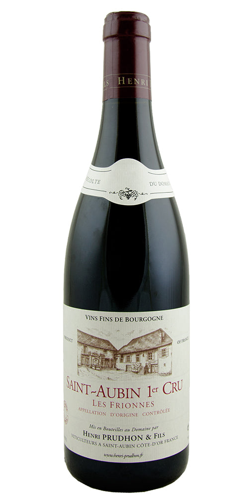 Domaine Henri Prudhon Saint-Aubin Les Frionnes Premier Cru 2020  Front Bottle Shot