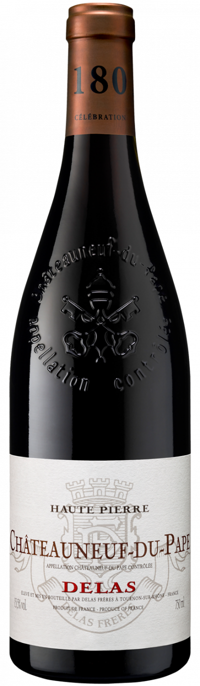 Delas Chateauneuf-du-Pape Haute Pierre 2020  Front Bottle Shot