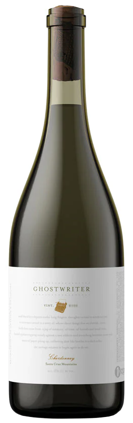 Ghostwriter Chardonnay 2022  Front Bottle Shot