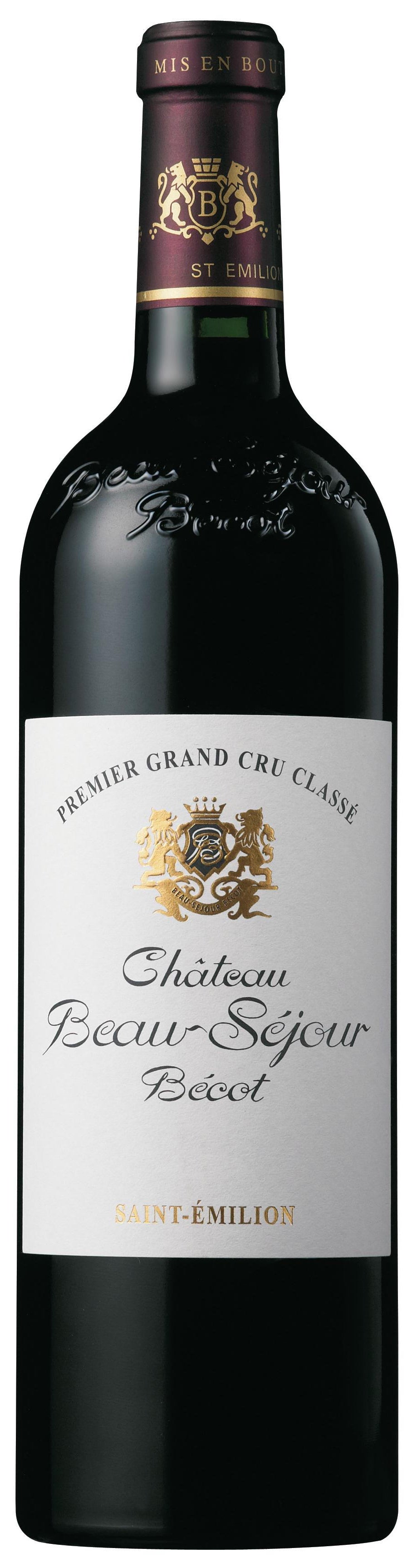 Chateau Beau-Sejour Becot  2019  Front Bottle Shot