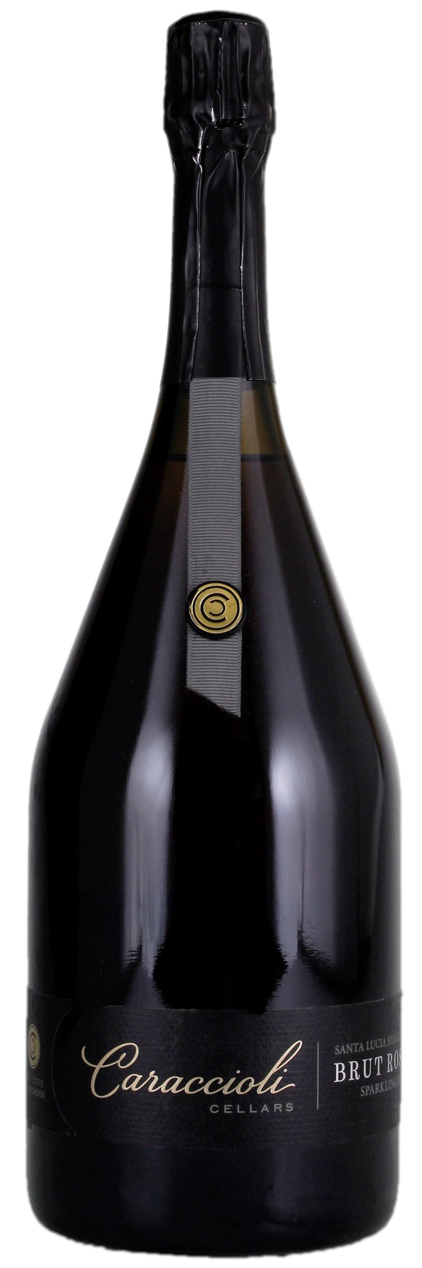 Caraccioli Cellars Brut Rose 2018  Front Bottle Shot