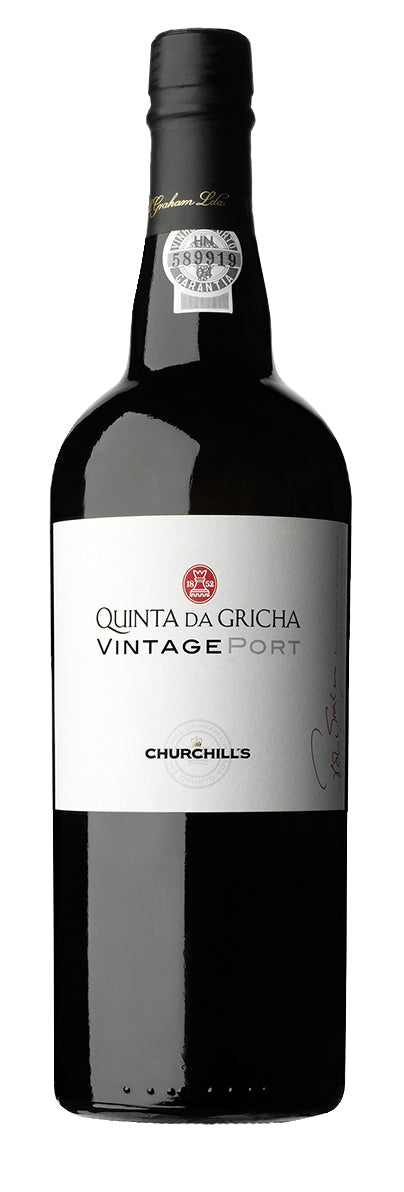 Churchill's Quinta da Gricha Vintage Port 2019  Front Bottle Shot
