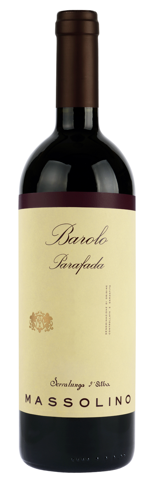 Massolino Barolo Parafada 2019  Front Bottle Shot