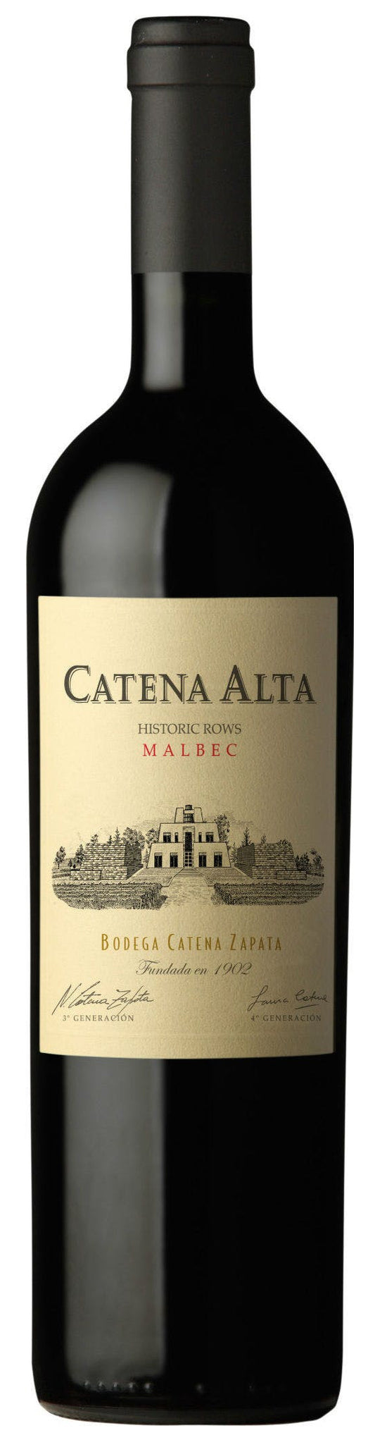 Catena Alta Malbec 2021  Front Bottle Shot