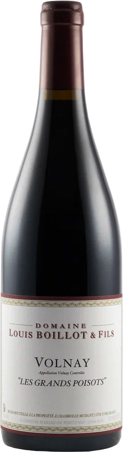 Domaine Louis Boillot Volnay Les Grands Poisots 2021  Front Bottle Shot