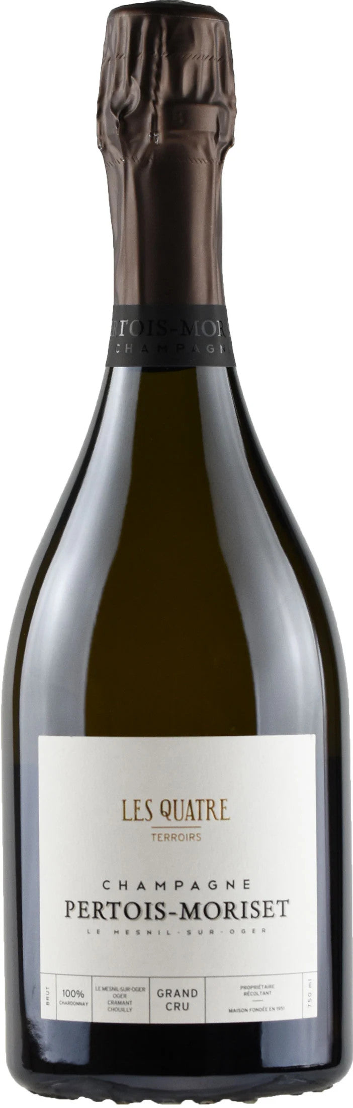 Pertois-Moriset Les Quatre Grand Cru Brut  Front Bottle Shot