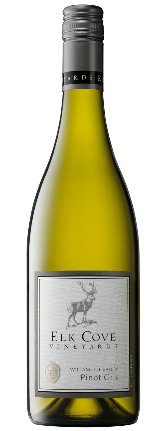 Elk Cove Pinot Gris 2023  Front Bottle Shot