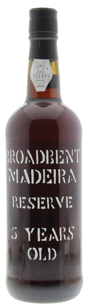 Broadbent 5 Years Old Reserve Madeira  Front Bottle Shot