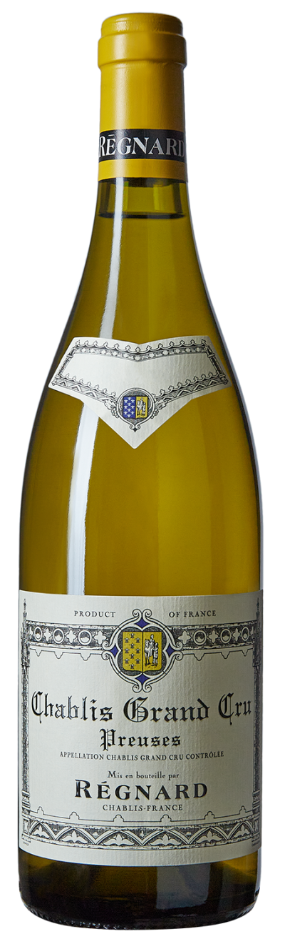 Regnard Chablis Les Preuses Grand Cru 2021  Front Bottle Shot
