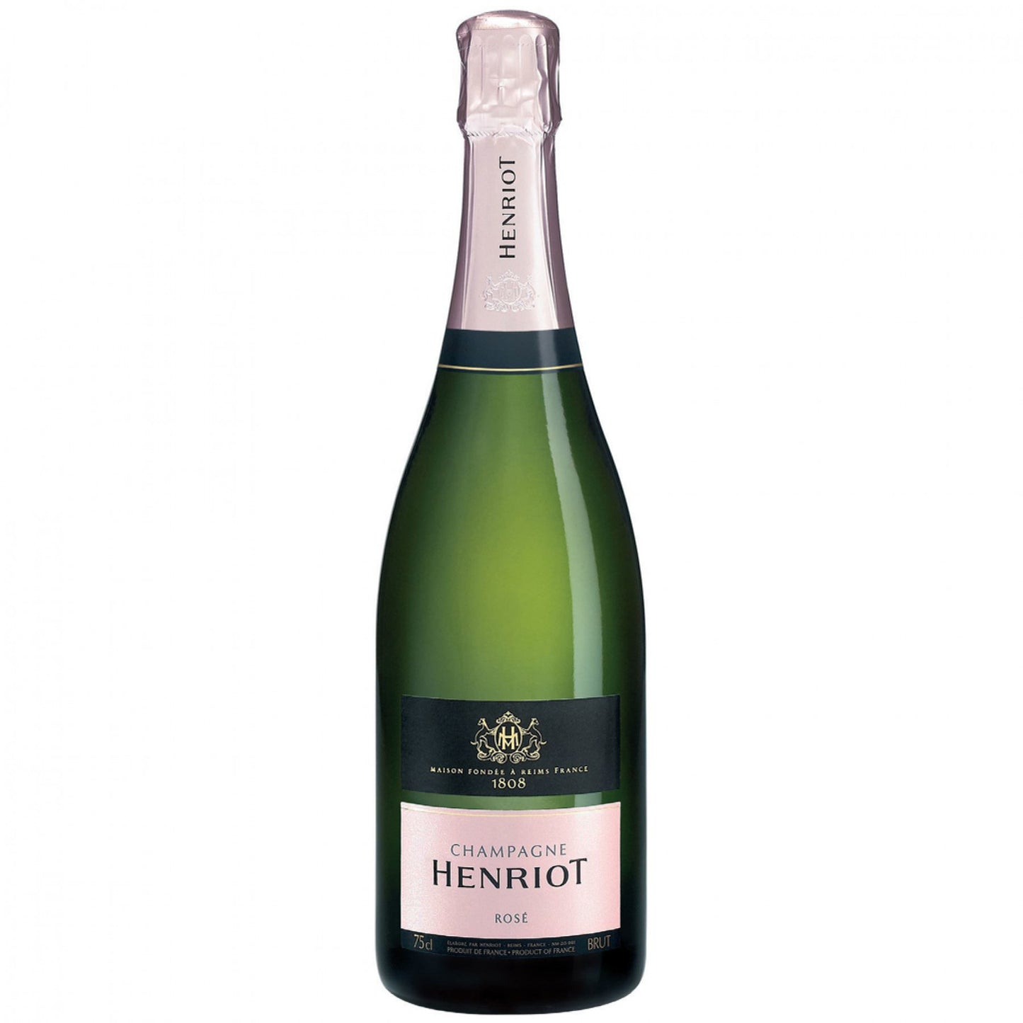 Henriot Brut Rose  Front Bottle Shot