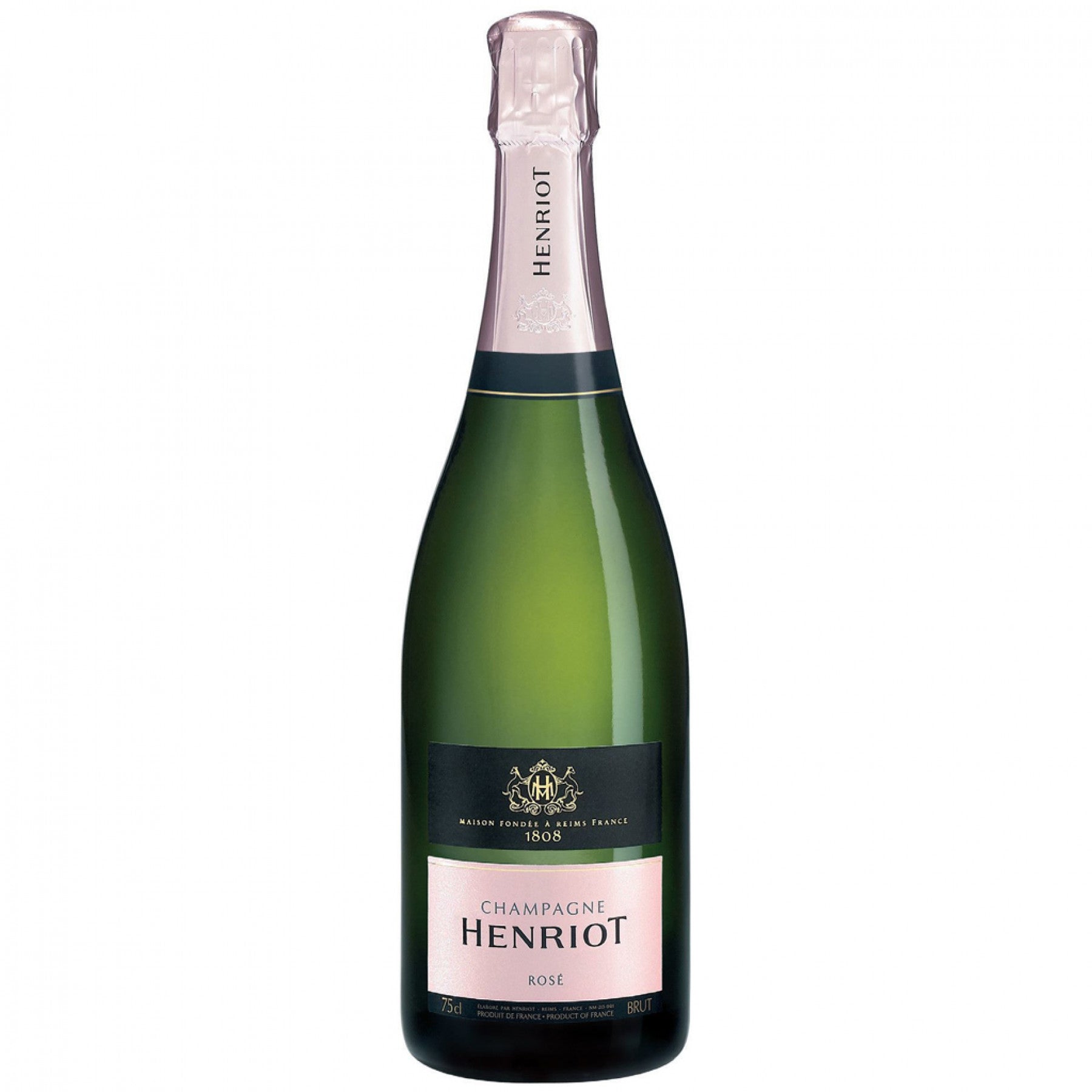 Henriot Brut Rose  Front Bottle Shot