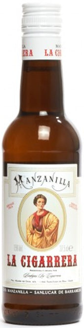 La Cigarrera Manzanilla Sherry (375ML half-bottle) Front Bottle Shot