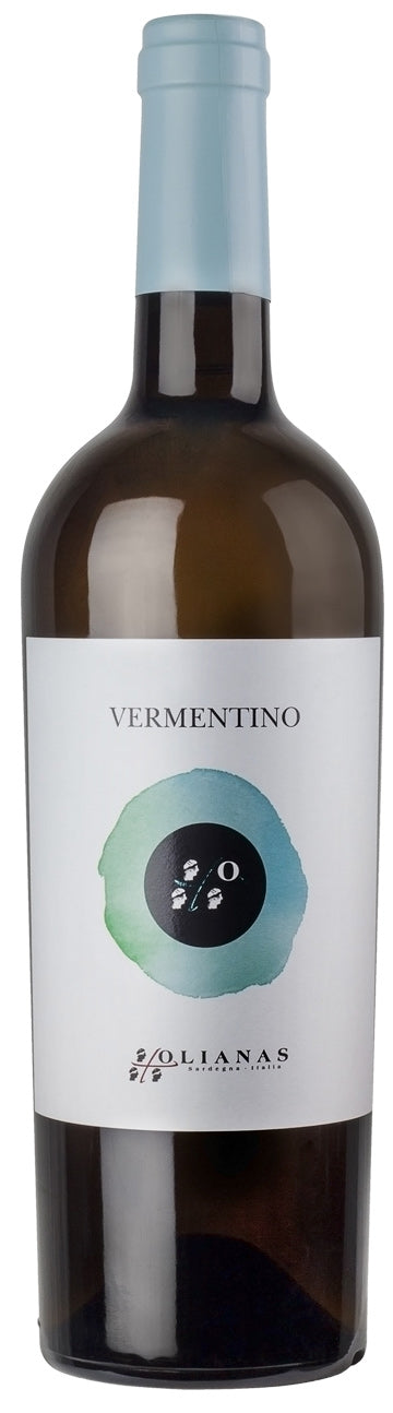 Olianas Vermentino 2023  Front Bottle Shot