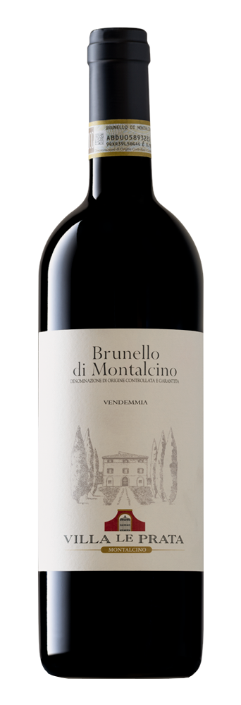 Villa Le Prata Brunello di Montalcino 2016  Front Bottle Shot