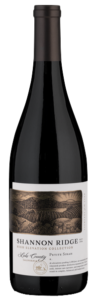 Shannon Ridge High Elevation Petite Sirah 2023  Front Bottle Shot