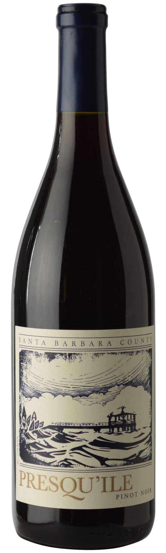 Presqu'ile Santa Barbara Pinot Noir 2023  Front Bottle Shot