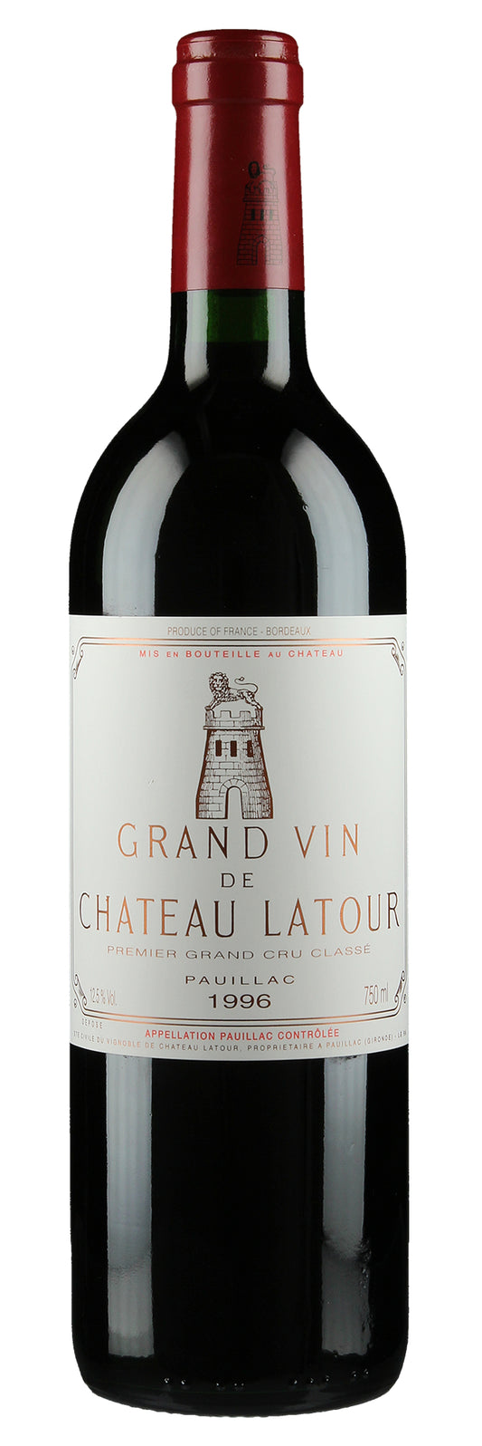 Chateau Latour  1996  Front Bottle Shot