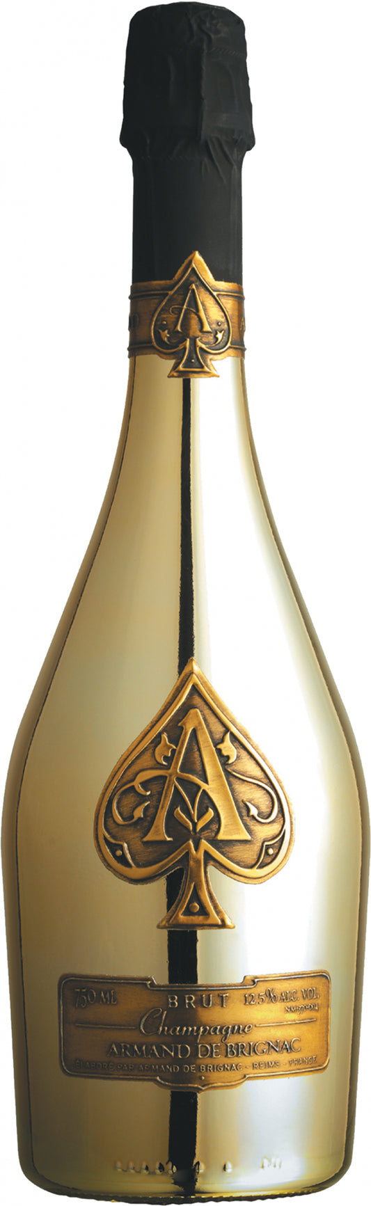 Armand de Brignac Ace of Spades Brut Gold (1.5 Liter Magnum) Front Bottle Shot