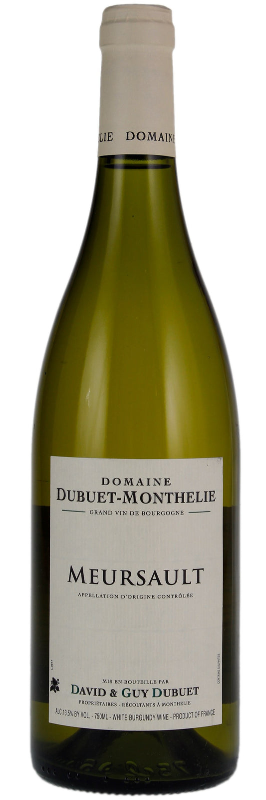 Domaine Dubuet-Monthelie Meursault 2022  Front Bottle Shot
