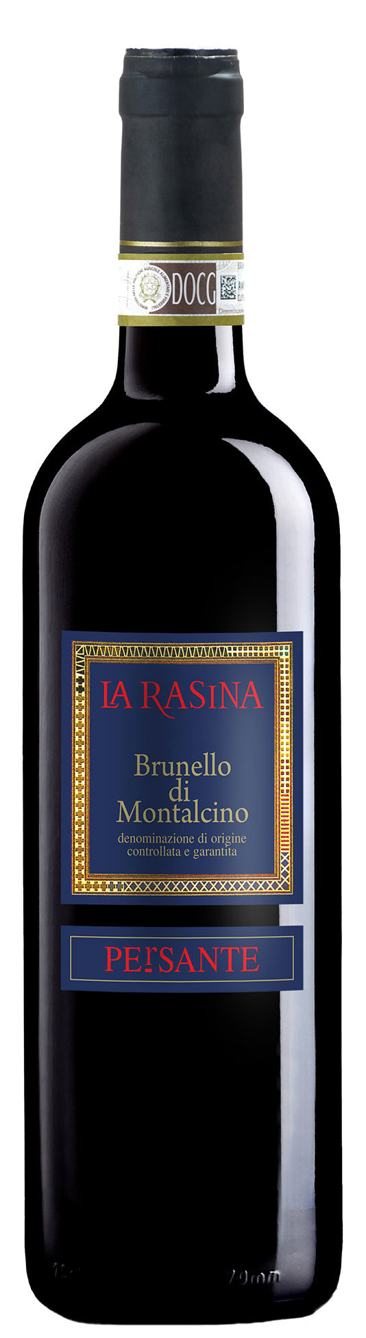 La Rasina Persante Brunello di Montalcino 2018  Front Bottle Shot
