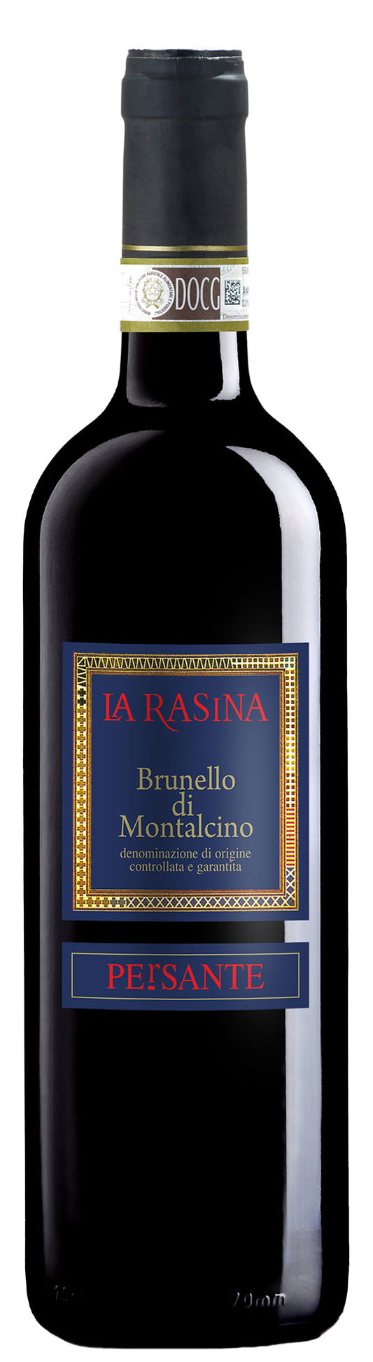 La Rasina Persante Brunello di Montalcino 2018  Front Bottle Shot