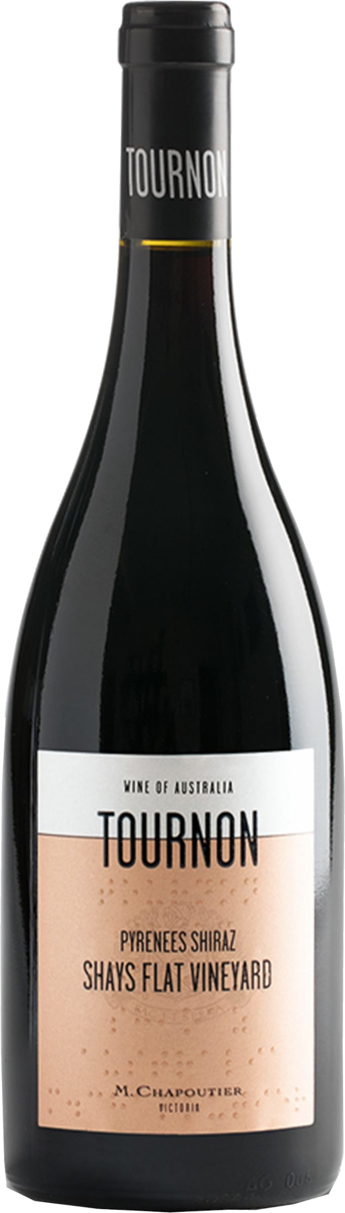 Tournon Shays Flat Shiraz 2015  Front Bottle Shot