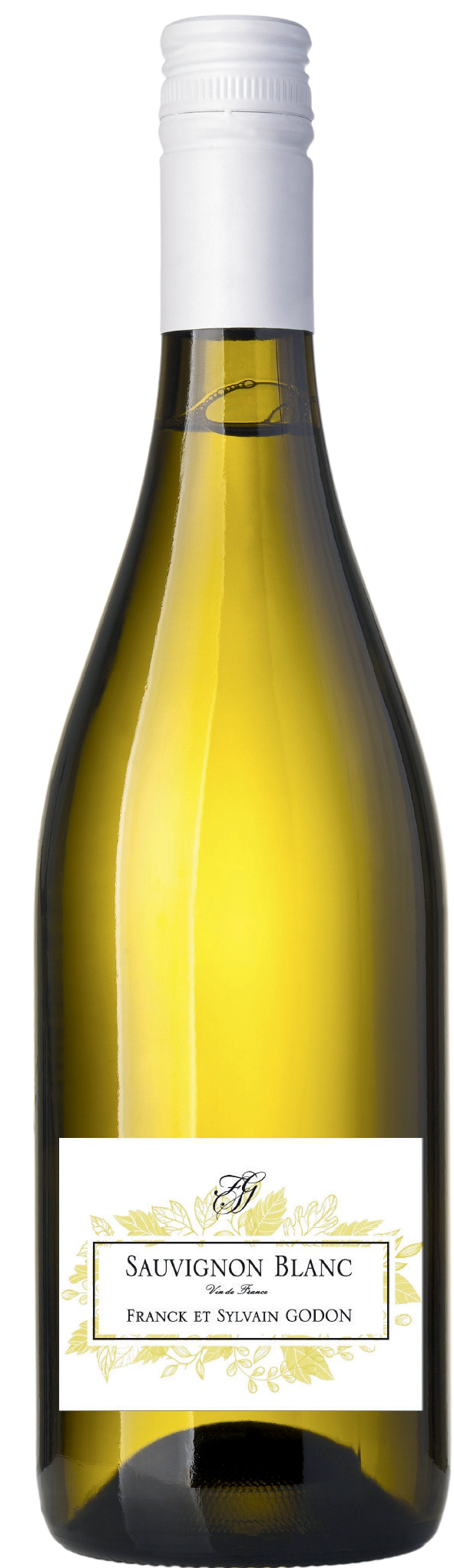 Franck et Sylvain Godon Sauvignon Blanc 2023  Front Bottle Shot