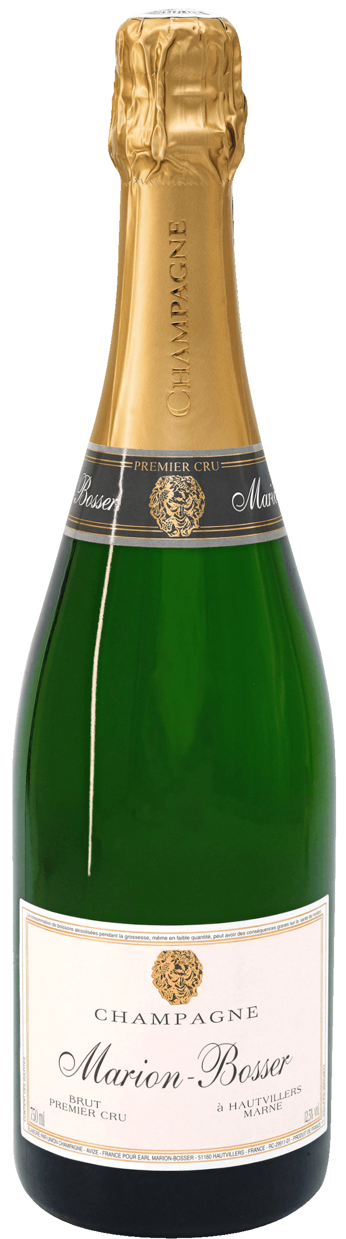 Champagne Marion-Bosser Brut Tradition  Front Bottle Shot