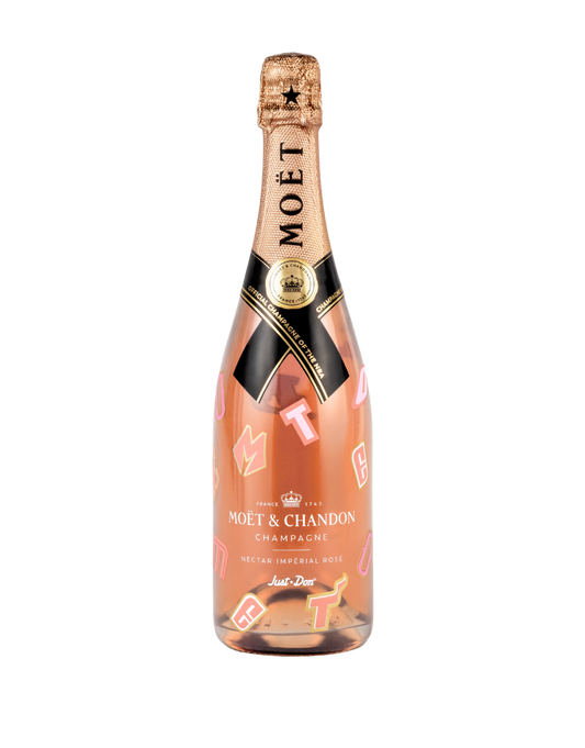 MOËT & CHANDON NECTAR IMPERIAL ROSÉ X NBA COLLECTION BY JUST DON LIMITED EDITION BOTTLE 750 ML