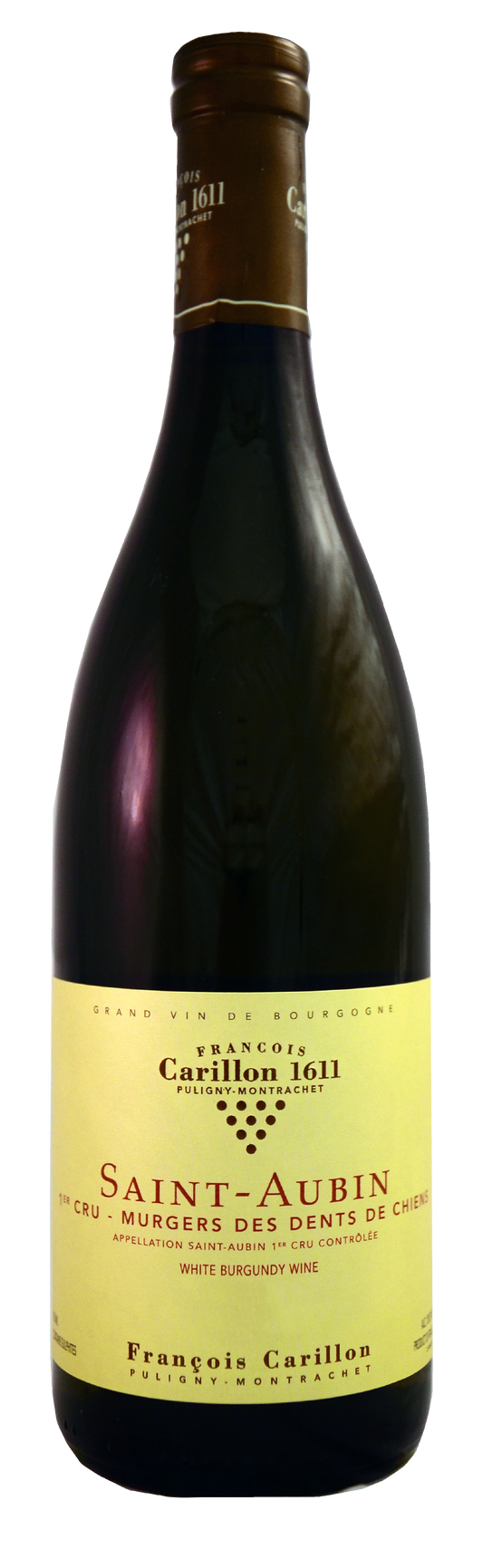 Francois Carillon Saint-Aubin Murgers des Dents de Chiens Premier Cru 2022  Front Bottle Shot