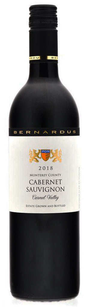Bernardus Estate Cabernet Sauvignon 2018  Front Bottle Shot