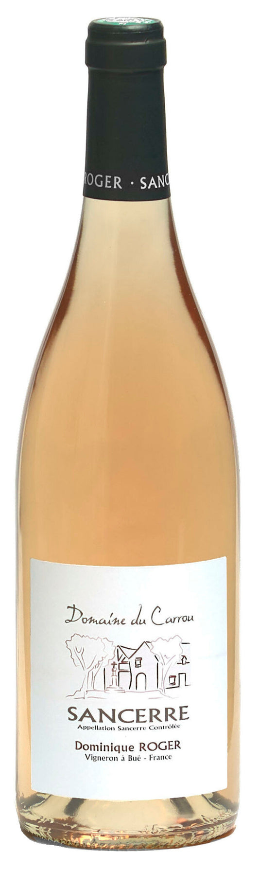 Dominique Roger Domaine du Carrou Sancerre Rose 2023  Front Bottle Shot