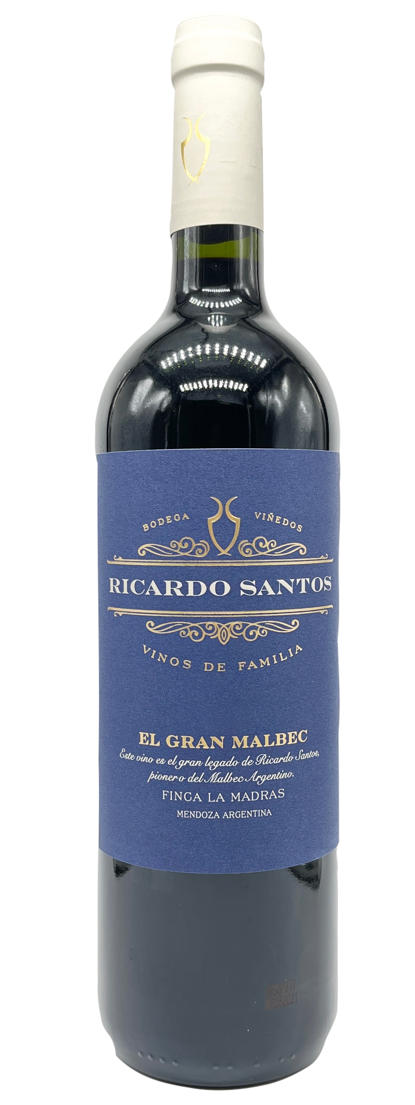 Ricardo Santos El Gran Malbec 2019  Front Bottle Shot