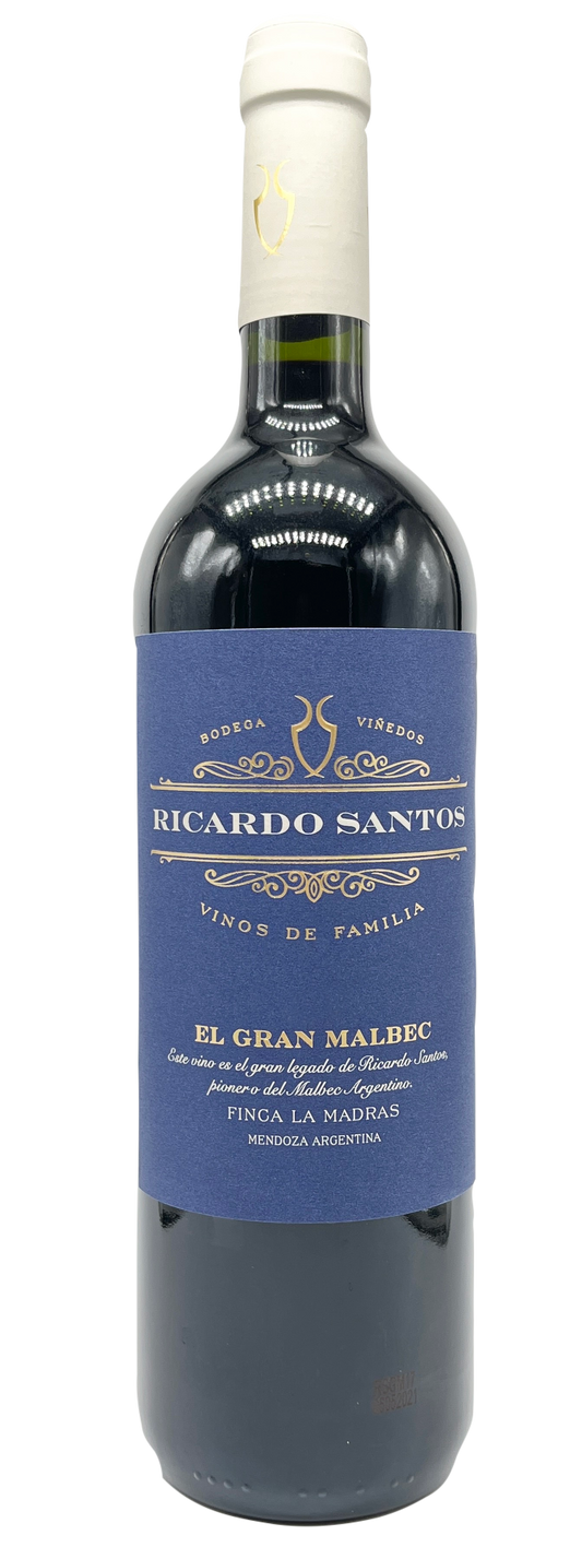 Ricardo Santos El Gran Malbec 2019  Front Bottle Shot