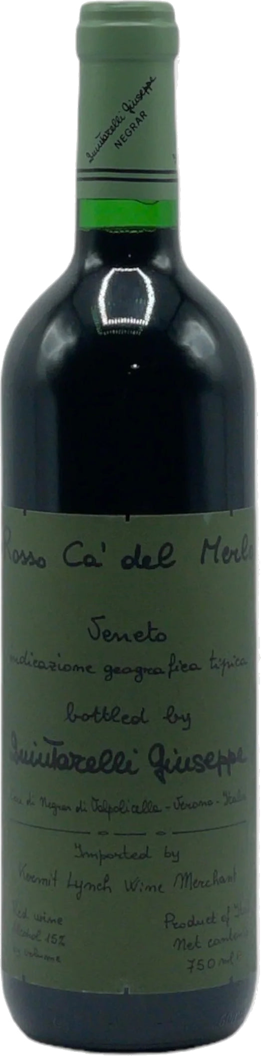 Giuseppe Quintarelli Ca del Merlo 2017  Front Bottle Shot