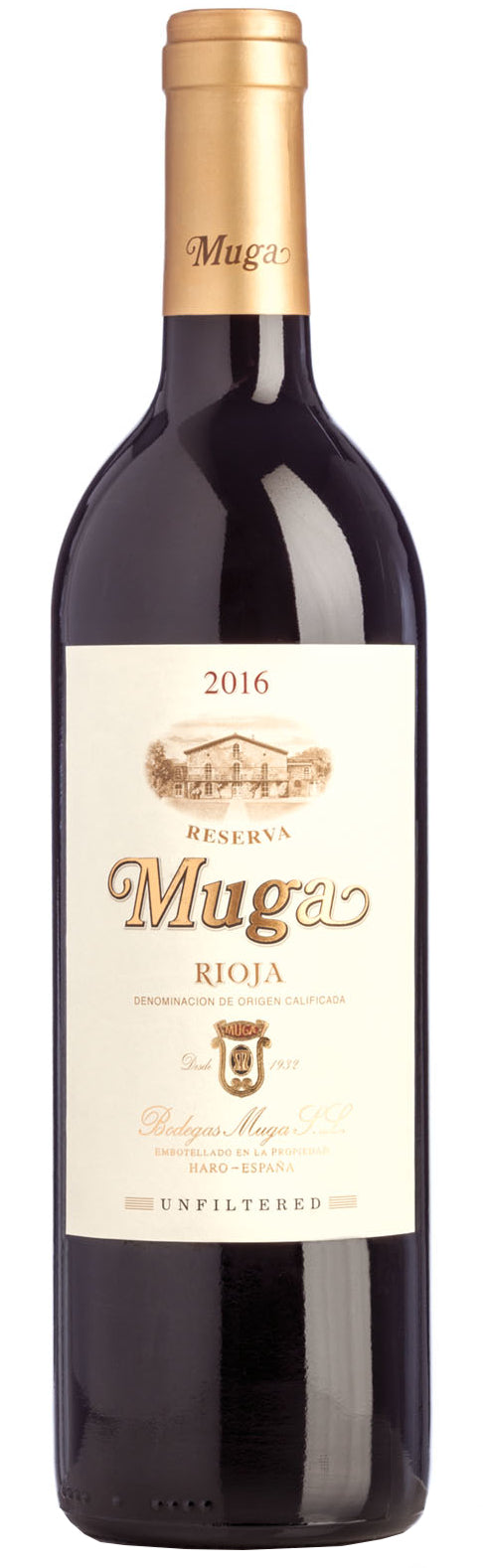 Bodegas Muga Reserva 2020  Front Bottle Shot