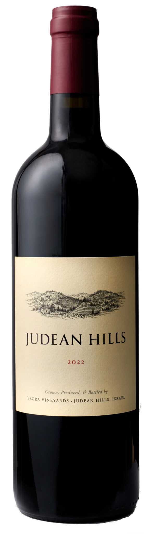 Tzora Judean Hills Red (OK Kosher) 2022  Front Bottle Shot