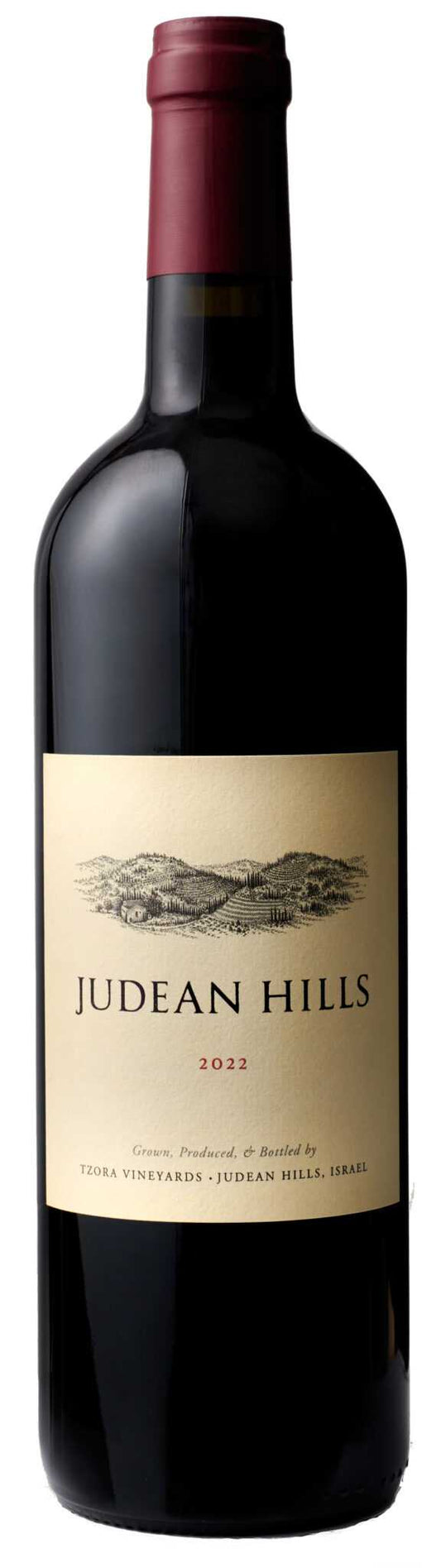 Tzora Judean Hills Red (OK Kosher) 2022  Front Bottle Shot