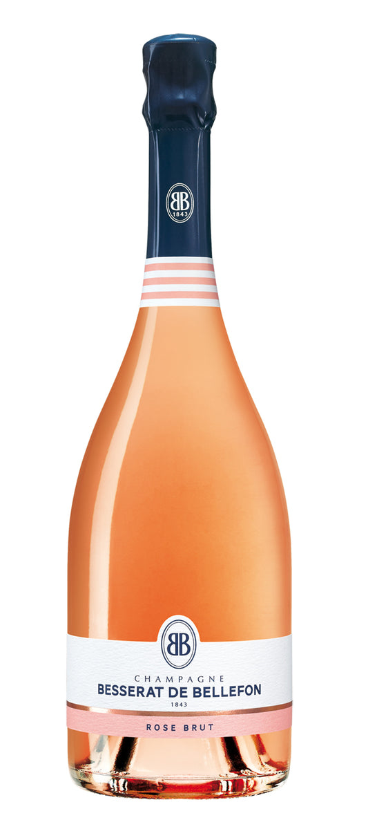 Besserat de Bellefon Brut Rose Front Bottle Shot