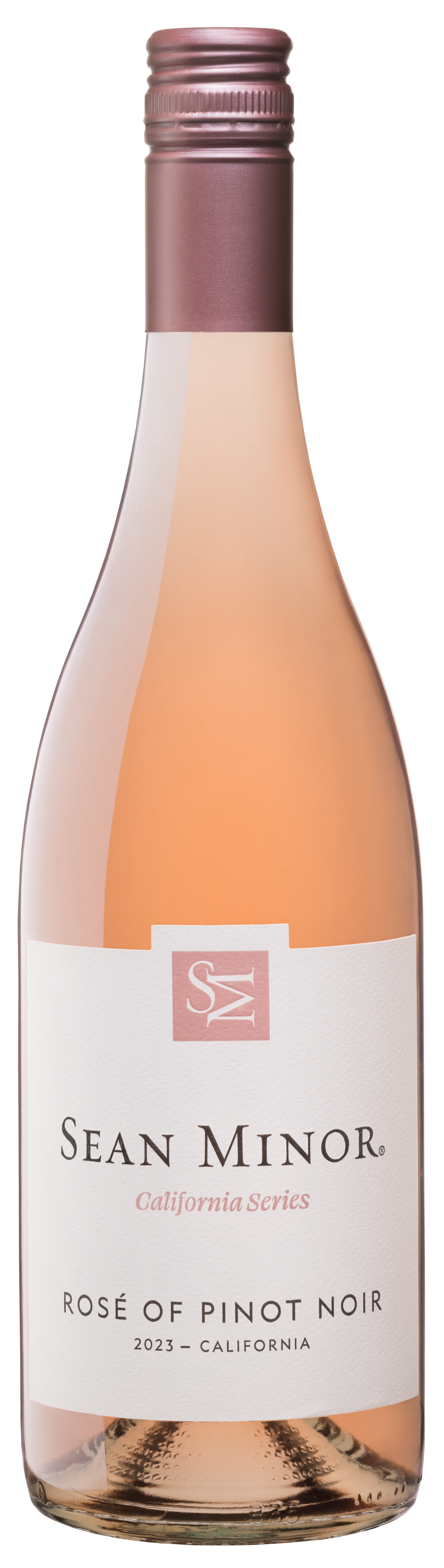 Sean Minor Rose of Pinot Noir 2023  Front Bottle Shot