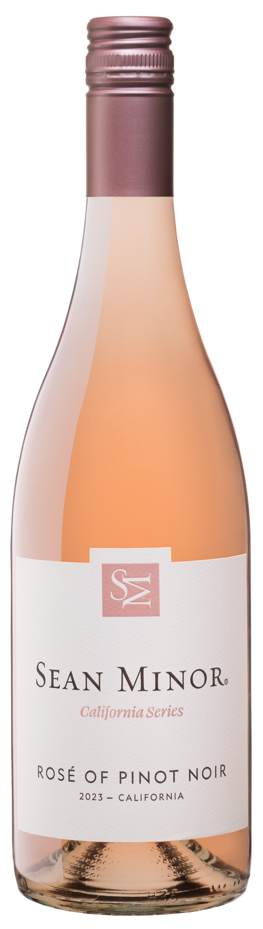 Sean Minor Rose of Pinot Noir 2023  Front Bottle Shot