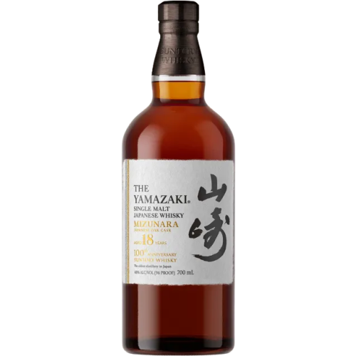 The Yamazaki Mizunara 18 Year Old 100th Anniversary Suntory Whisky (700mL)