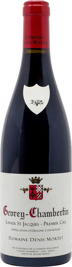Denis Mortet Gevrey-Chambertin Lavaux St-Jacques Premier Cru 2021  Front Bottle Shot
