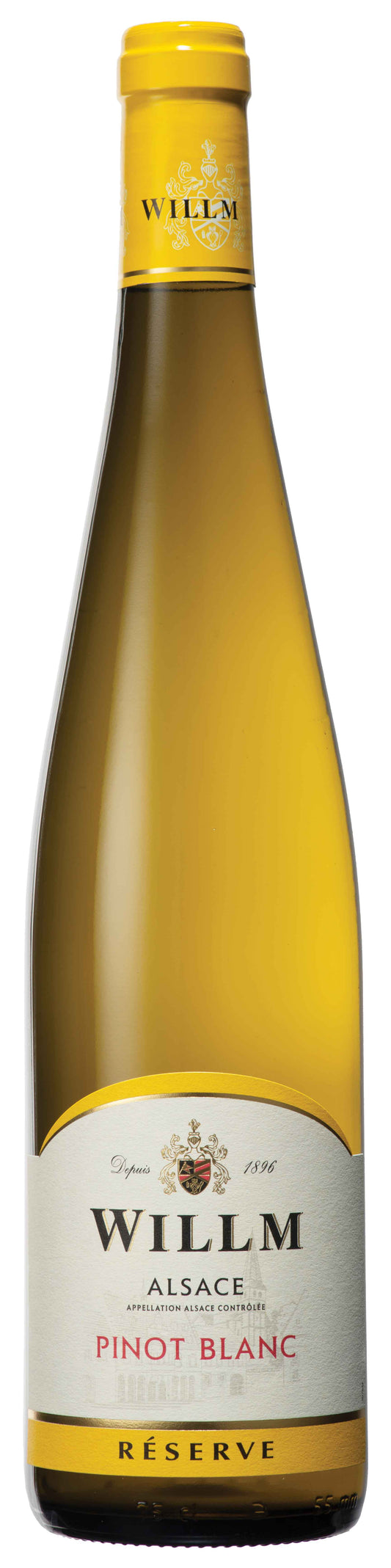 Willm Reserve Pinot Blanc 2022  Front Bottle Shot