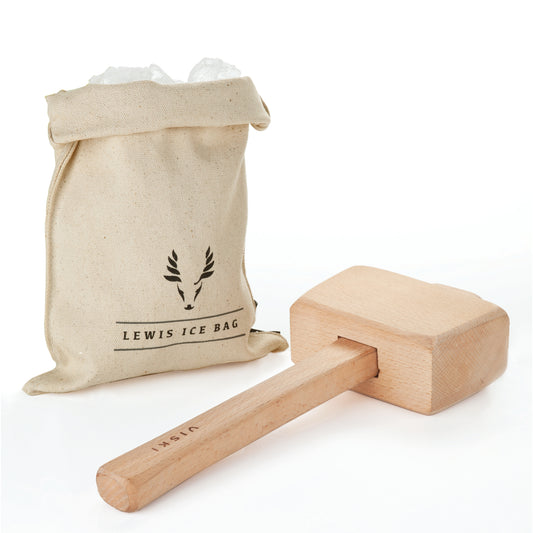 Viski Professional Lewis Ice Bag and Mallet