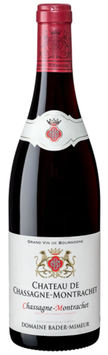 Bader-Mimeur Chateau de Chassagne-Montrachet Rouge 2020  Front Bottle Shot
