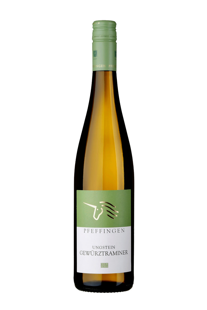 Pfeffingen Ungsteiner Gewurztraminer Dry 2021  Front Bottle Shot