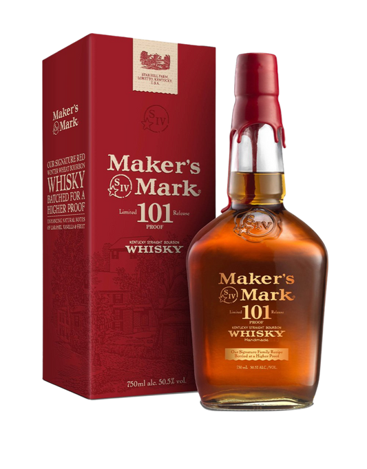 MAKER'S MARK 101 PROOF BOURBON WHISKY 750 ML